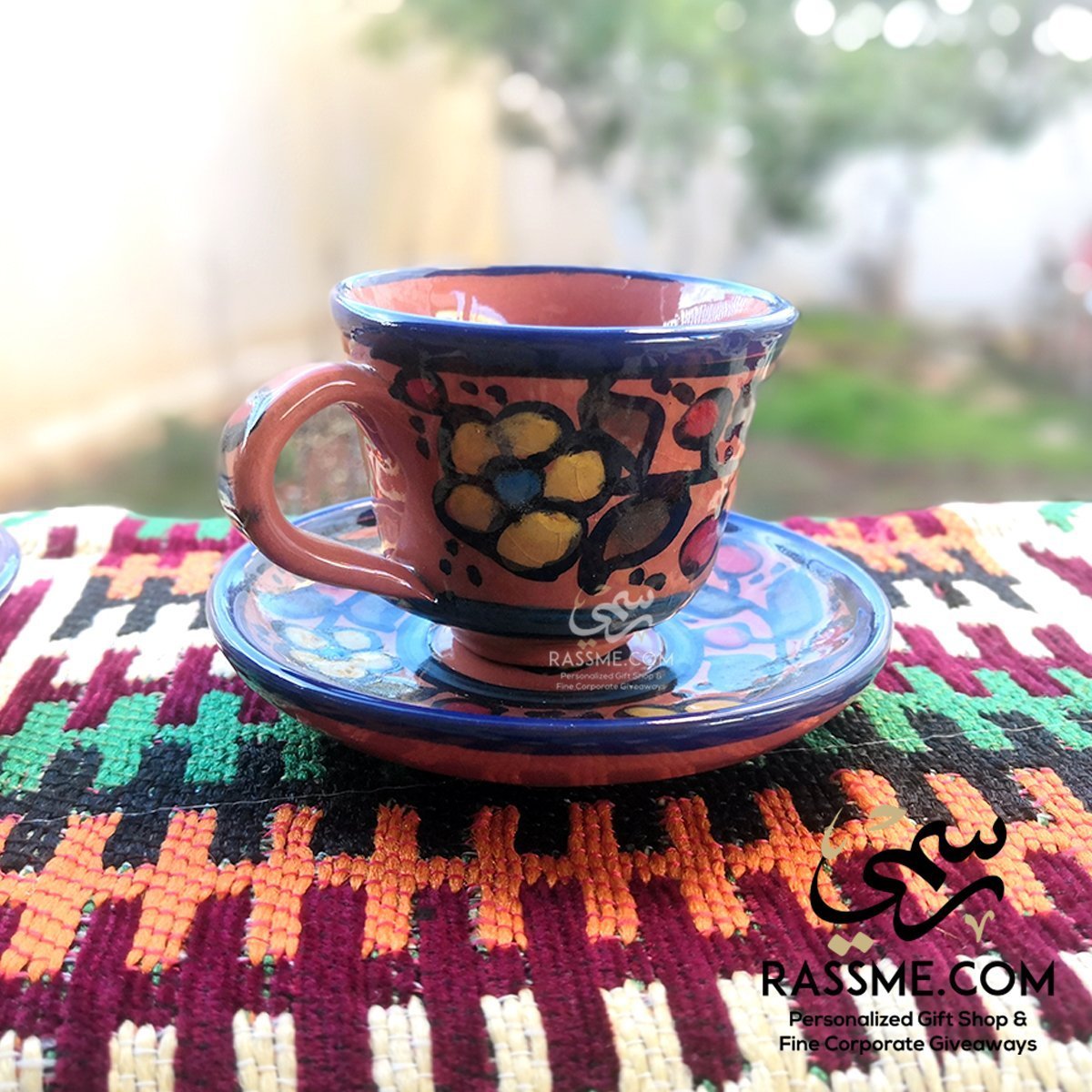 Palestinian Turkish Coffee Cups Pottery - Rassme