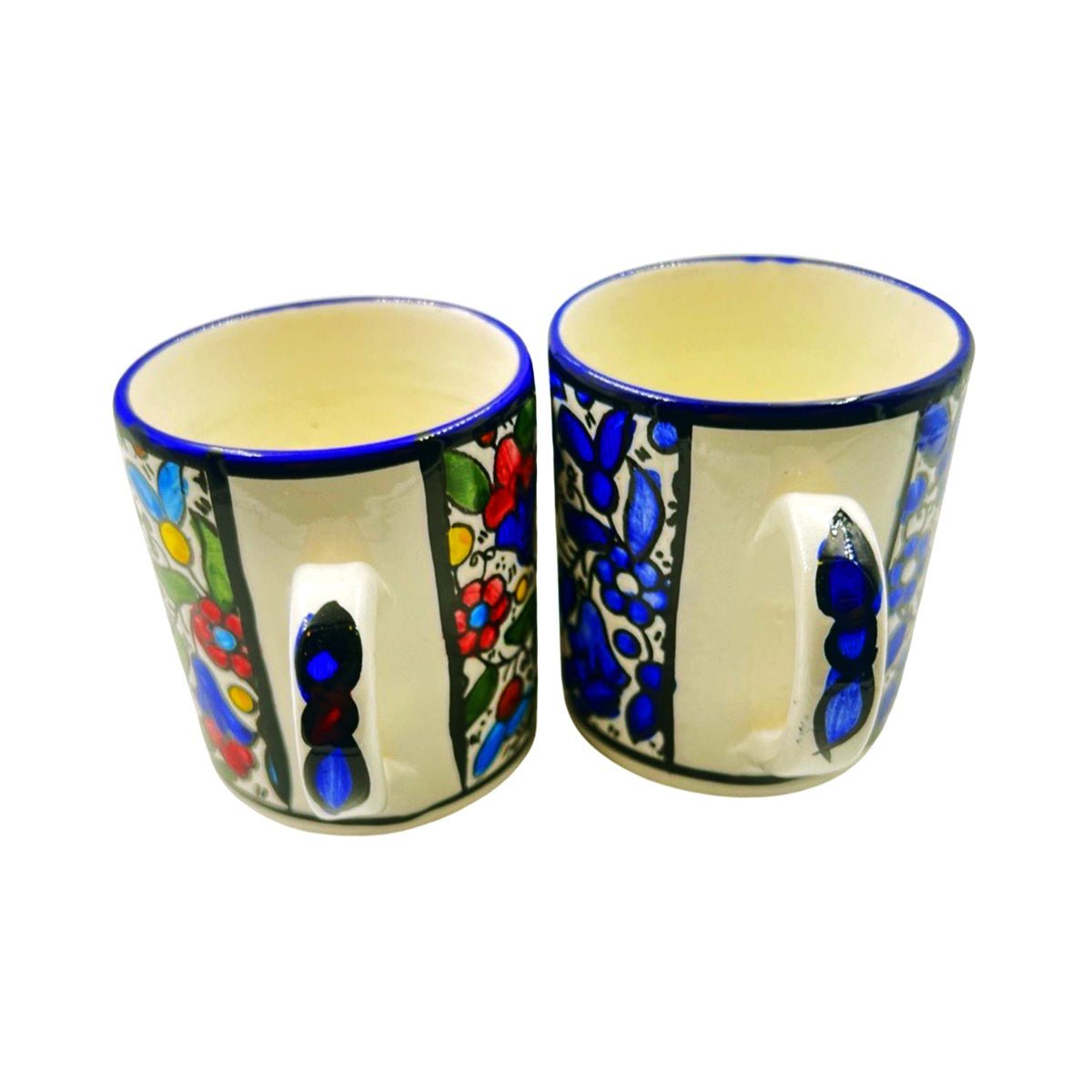 Small Tea / Herbal Mug Hand colored Ceramic - Rassme