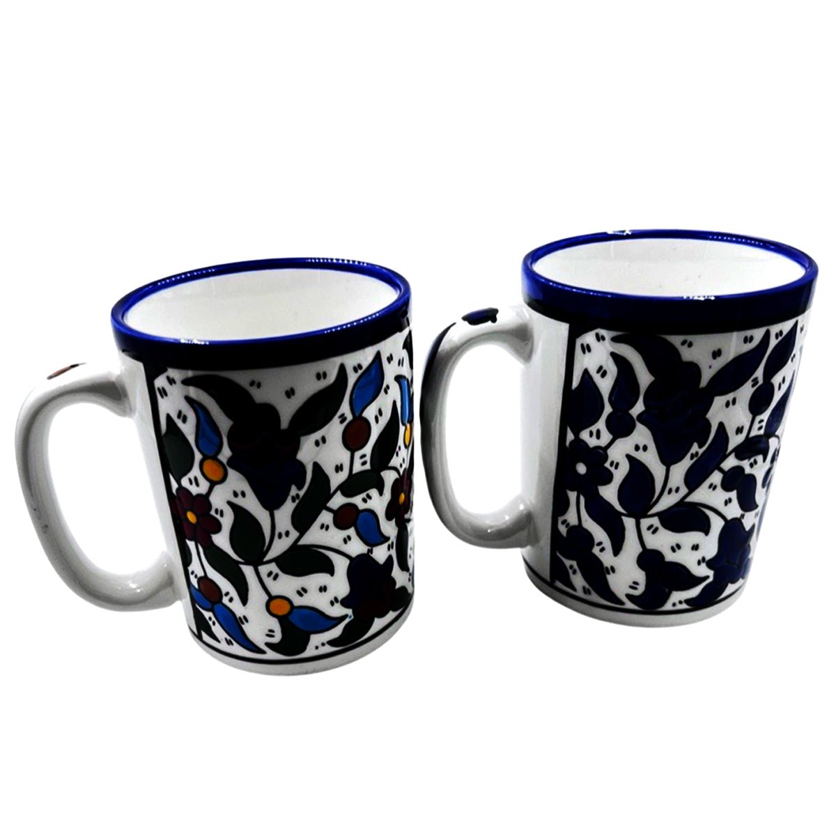 Small Tea / Herbal Mug Hand colored Ceramic - Rassme