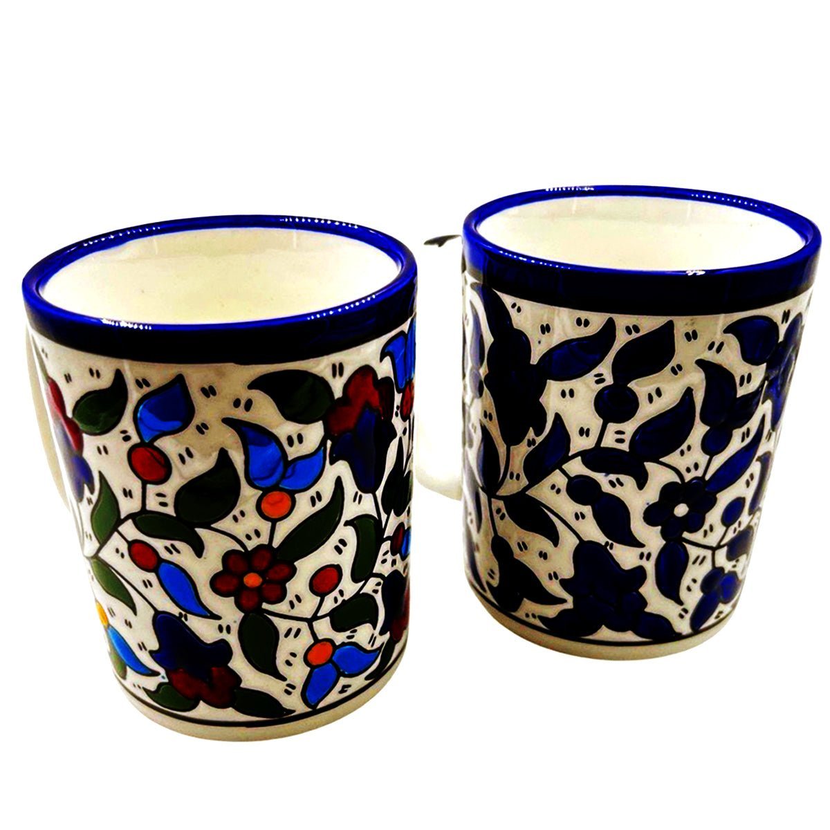 Small Tea / Herbal Mug Hand colored Ceramic - Rassme