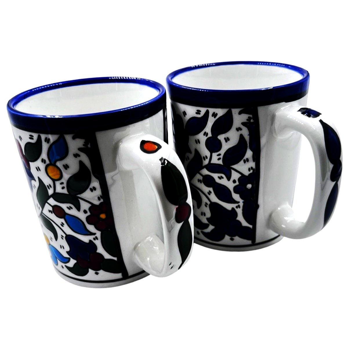 Small Tea / Herbal Mug Hand colored Ceramic - Rassme