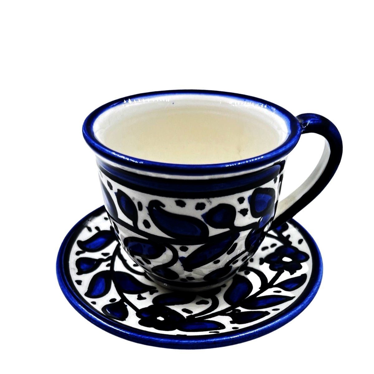 Tea / Herbal Cup Hand colored Ceramic - Rassme