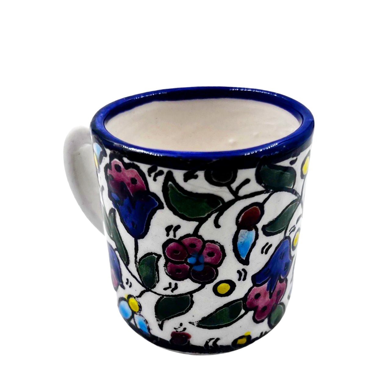 Tea / Herbal Mug Hand colored Ceramic - Rassme