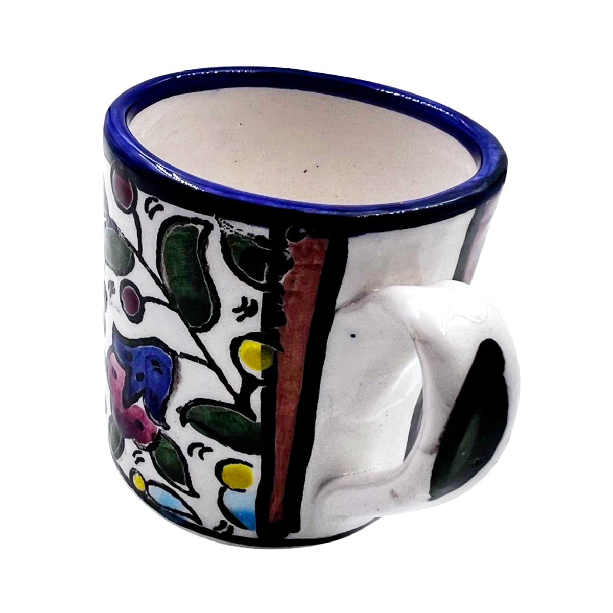 Tea / Herbal Mug Hand colored Ceramic - Rassme