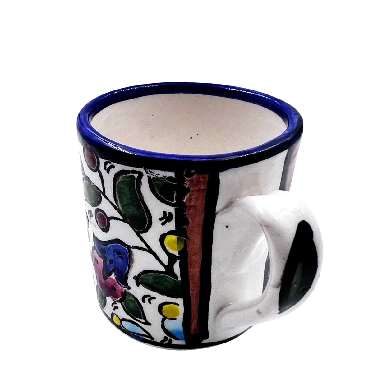 Tea / Herbal Mug Hand colored Ceramic - Rassme