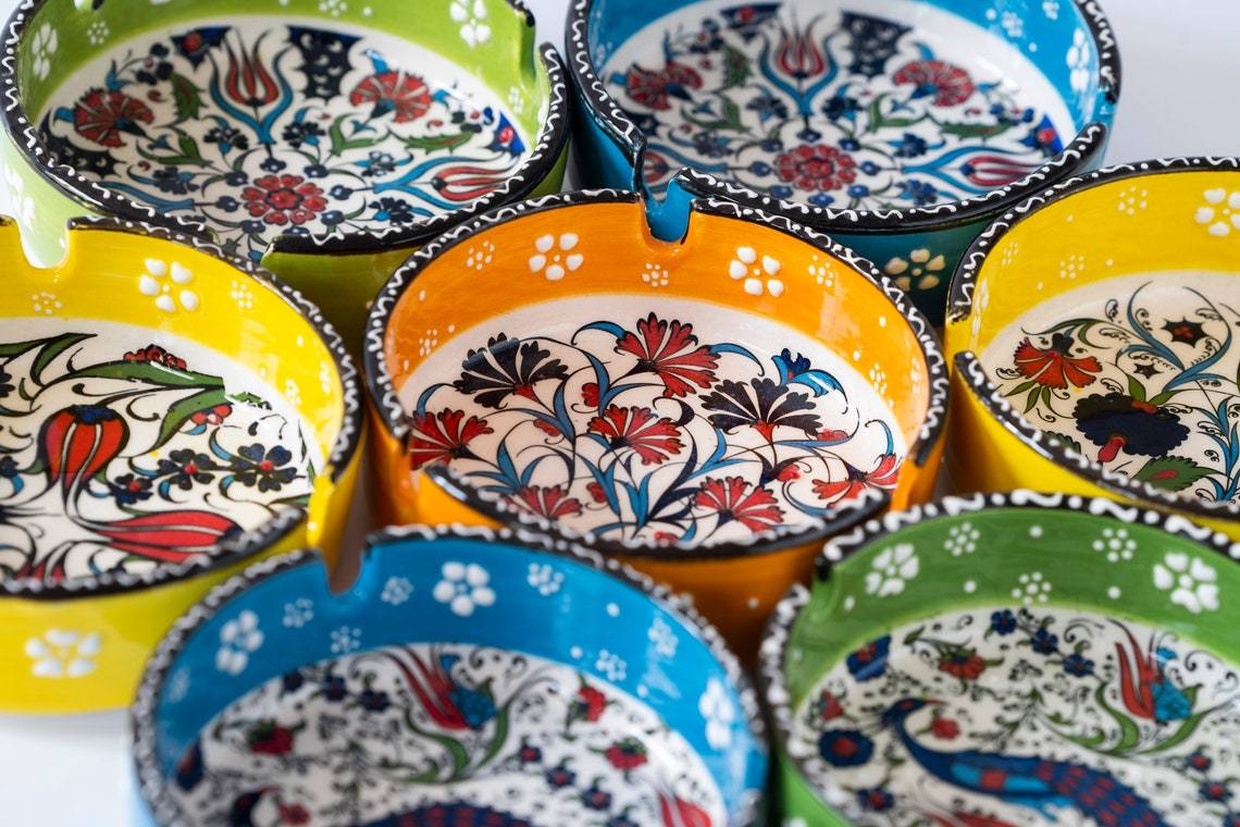 Traditional Handmade Ceramic Ashtray - Rassme