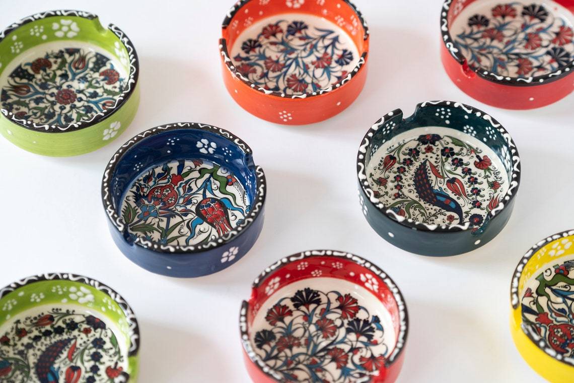 Traditional Handmade Ceramic Ashtray - Rassme