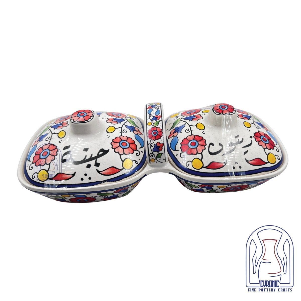 Zaitoun Cheese handmade ceramic serving set - Rassme